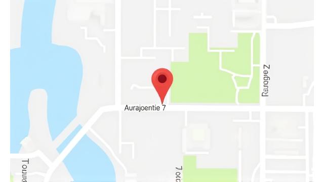 Karttakuva Uoma Consultingin toimipisteestä Turussa, Aurajoentie 7.